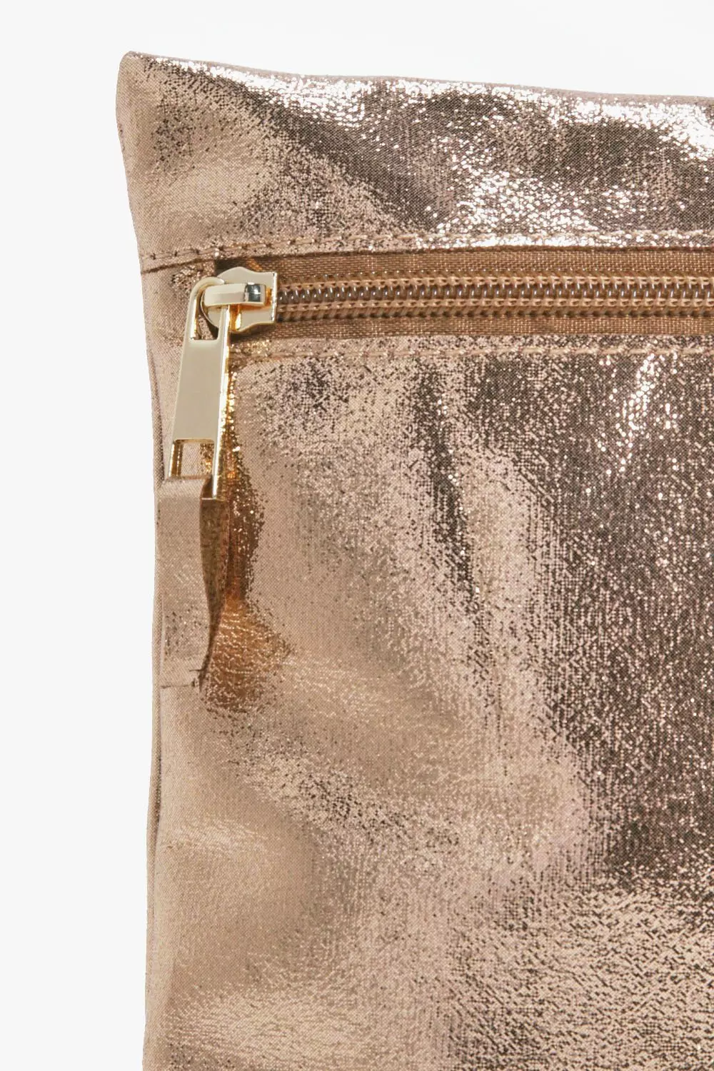 Boohoo rose gold online bag